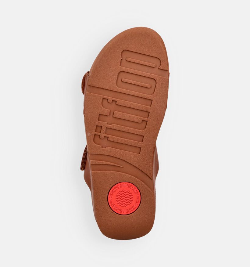 FitFlop Lulu Nu-pieds compens&eacute;es en Cognac pour femmes (368661)