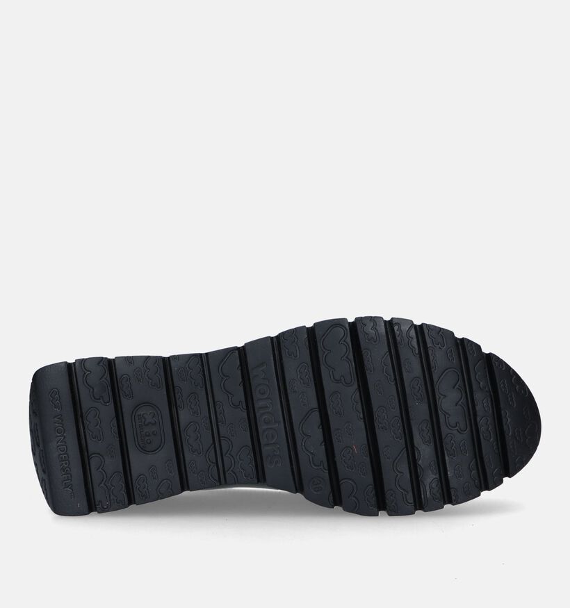 Wonders Chaussures à enfiler en Noir pour femmes (331814) - pour semelles orthopédiques