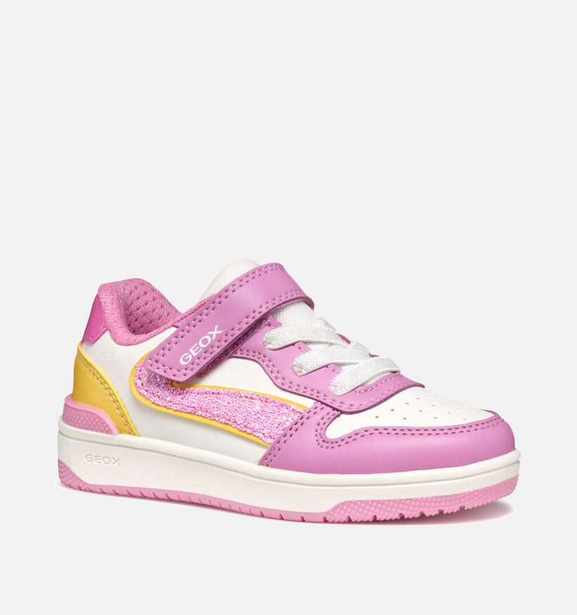Geox Washiba Roze Sneakers voor meisjes (356420) - geschikt voor steunzolen