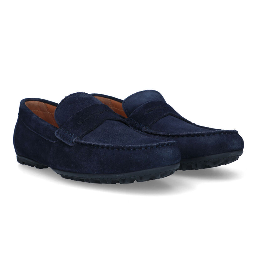 Geox Kosmopolis Grip Blauwe Mocassins voor heren (326747)