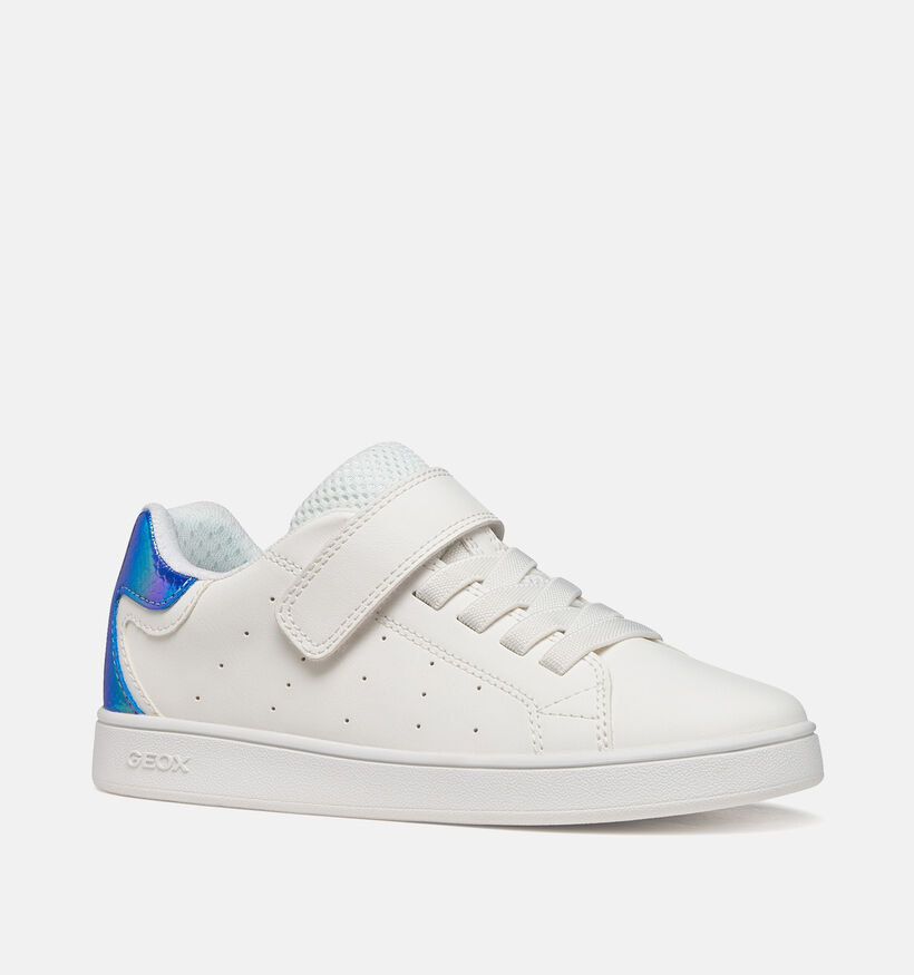 Geox Eclyper Baskets en Blanc pour filles (368436) - pour semelles orthop&eacute;diques