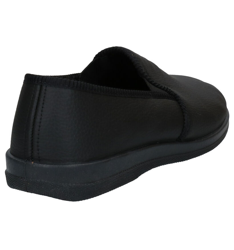 Slippers Comfort Pantoufles fermées en Noir pour hommes (281888)