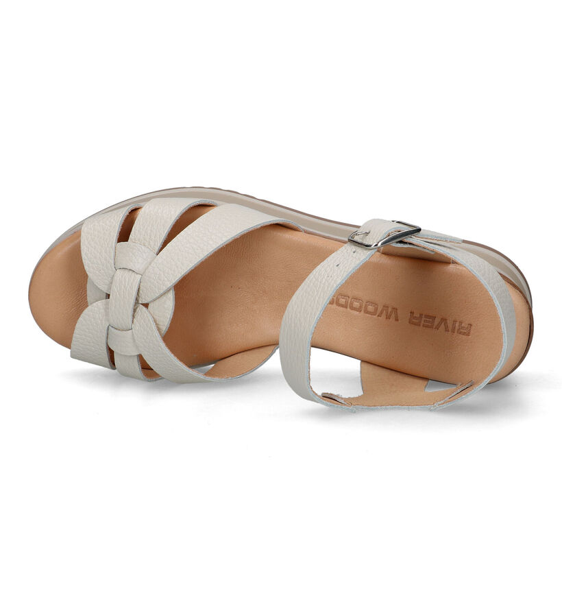 River Woods Lisette Ecru Sandalen voor dames (322703)