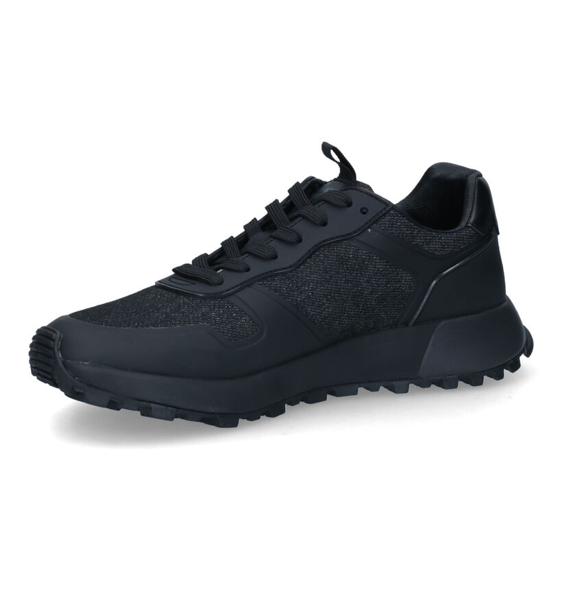 G-Star Theq Run Bo Baskets en Noir en simili cuir (314309)