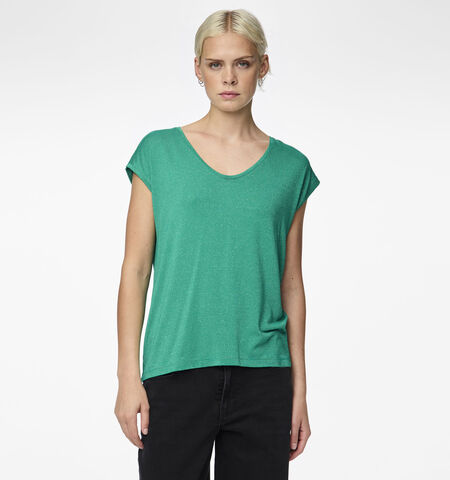 Pieces T-shirts Blauw/Rood/Bordeaux/Groen