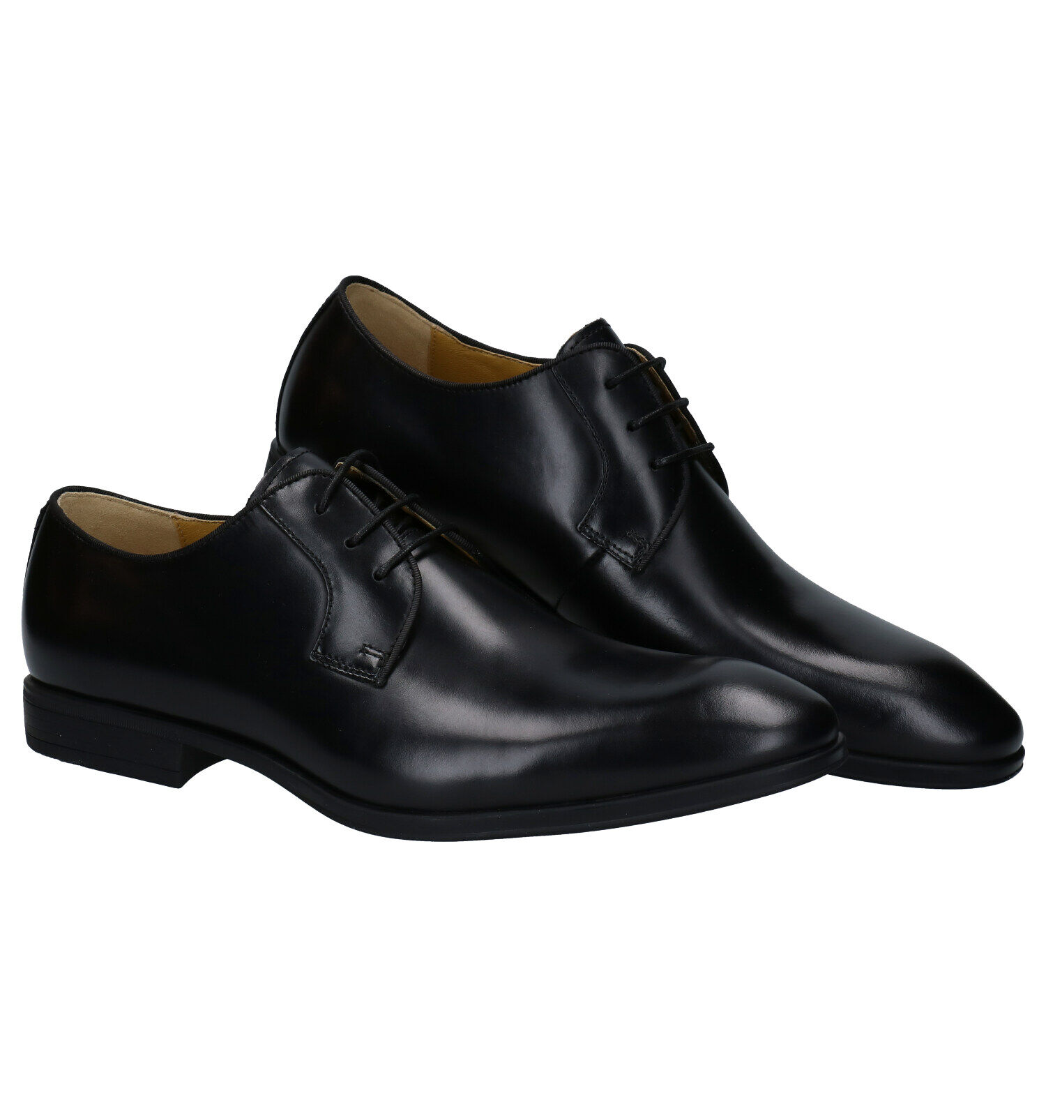 Steptronic Faro Zwarte Veterschoenen Heren Geklede schoenen Online op TORFS.BE