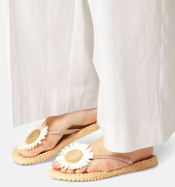 Ilse Jacobsen Nu-pieds Beige/Vert