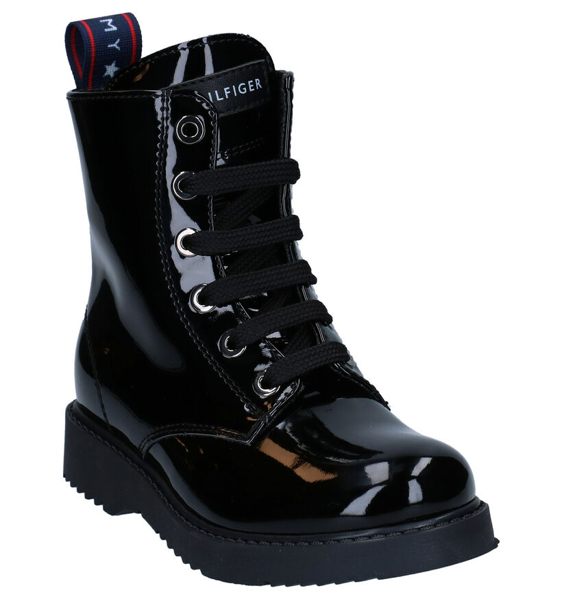 Tommy Hilfiger Bottines robustes en Noir en simili cuir (279881)