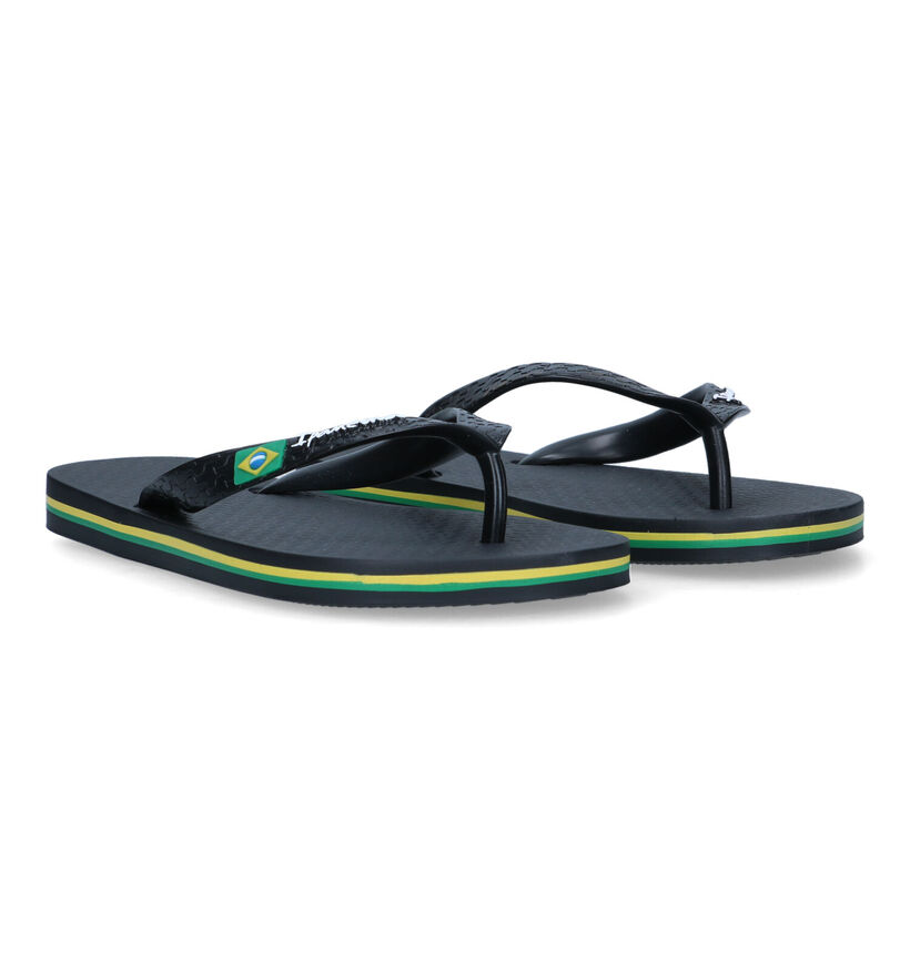 Ipanema Classic Brasil Zwarte Teenslippers voor meisjes, jongens (356219)