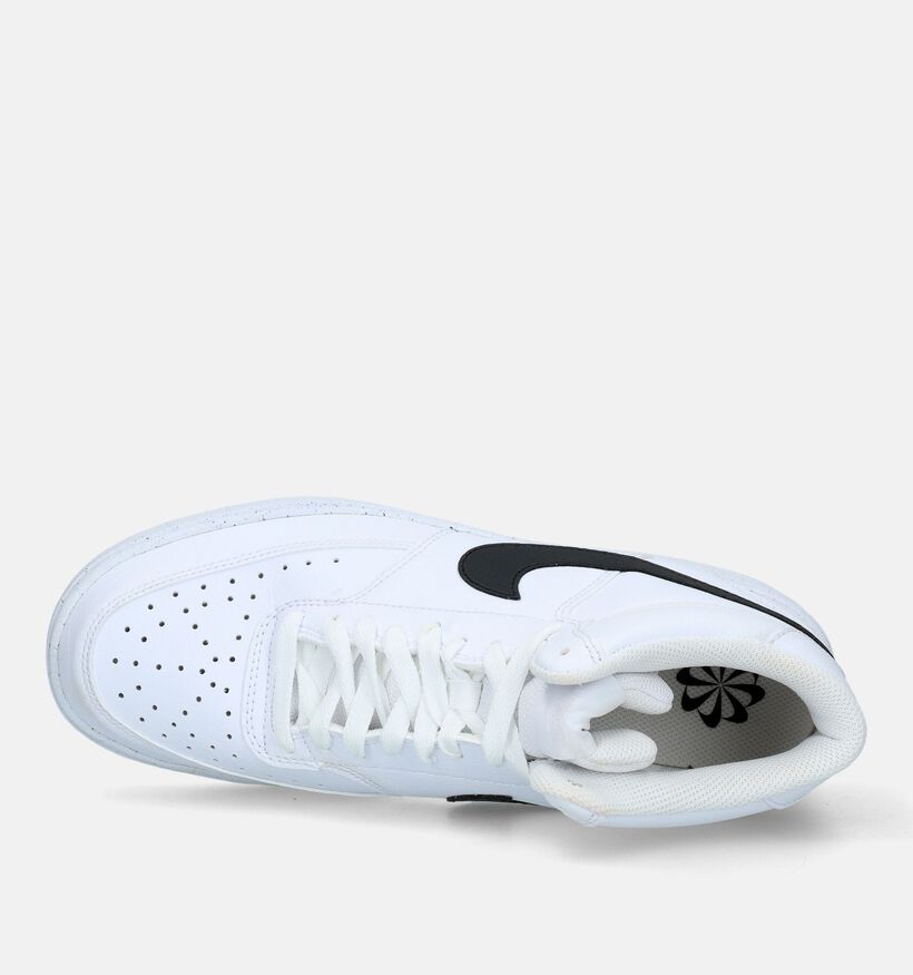 Nike Court Vision Mid Next Nature Baskets en Blanc pour hommes (332322)