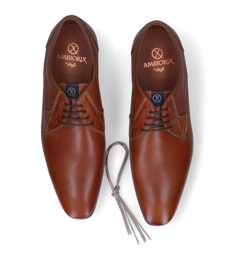 Ambiorix Indaco Cognac Veterschoenen voor heren (309587)