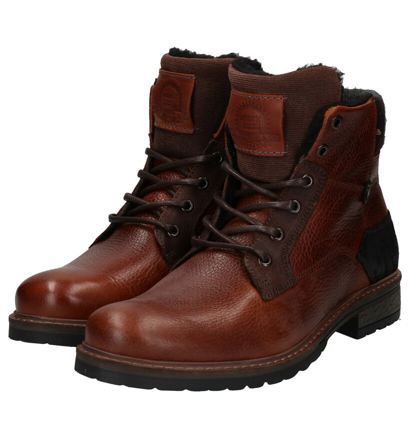 Bullboxer Bottines en Cognac en cuir (276992)