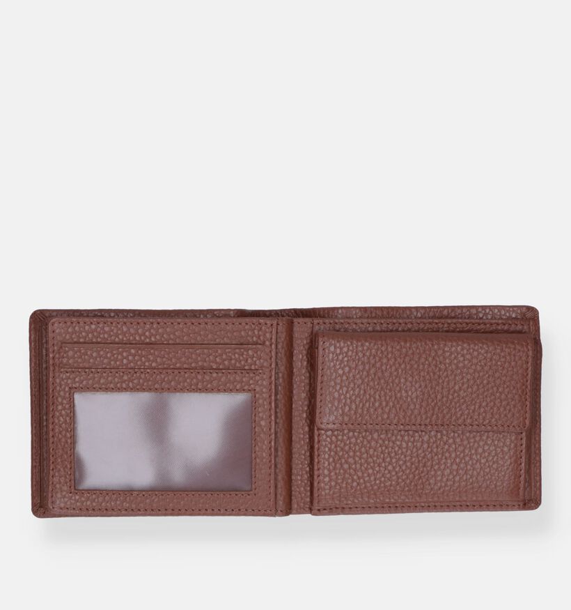 Euro-Leather Portefeuille en Cognac pour hommes (338204)