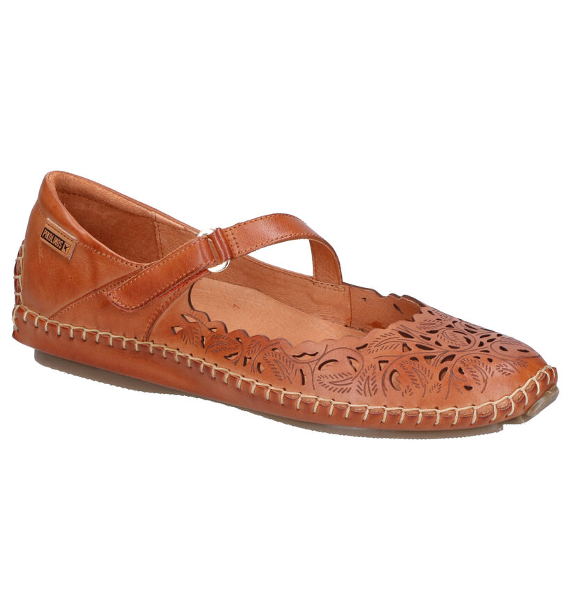 Pikolinos Jerez Ballerines en Cognac en cuir (272431)
