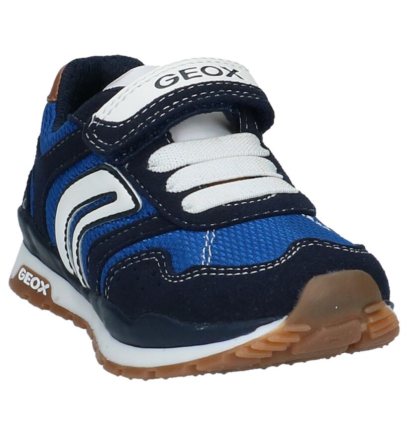 Geox Donkerblauwe Lage Sportieve Sneakers in stof (210527)