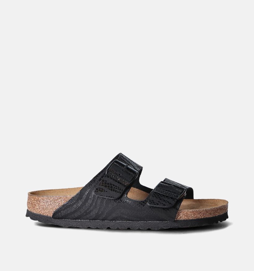 Birkenstock Arizona Synthetik Nu-pieds en Noir pour femmes (350883)