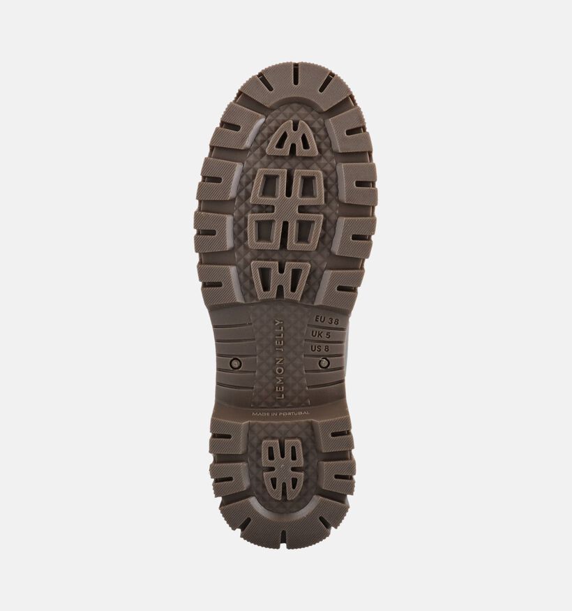 Lemon Jelly Peachy Bottines motardes en Brun pour femmes (381090) - pour semelles orthop&eacute;diques