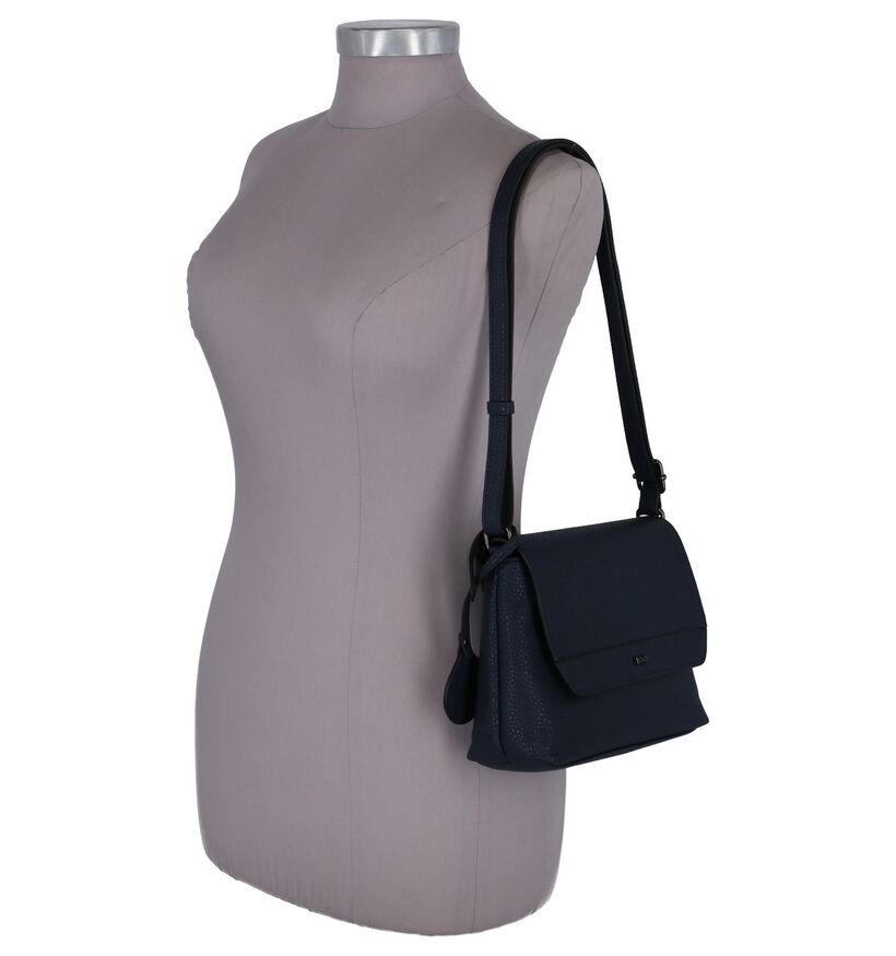 Donkerblauwe Crossbodytas BOO! in kunstleer (245898)