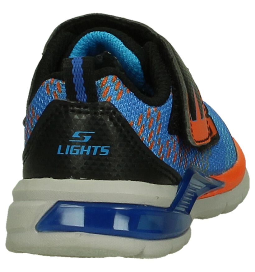 Skechers Babysneakers met Lichtjes Blauw in stof (202336)