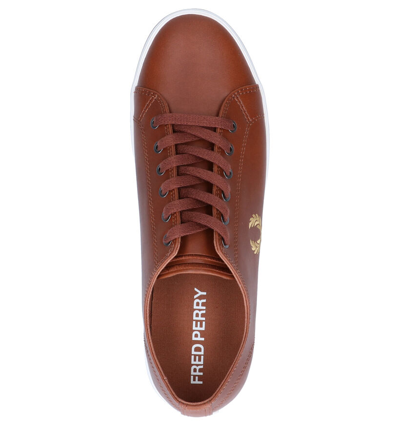 Fred Perry Blauwe Sneakers in leer (285351)