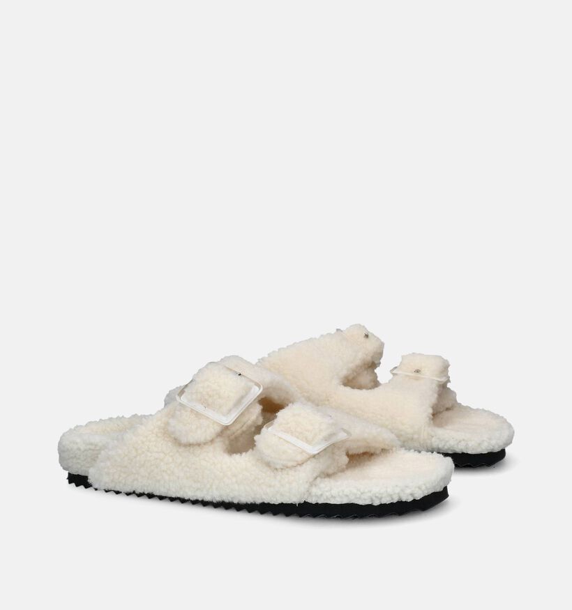 Colors of California Pantoufles ouvertes en Beige pour femmes (300190)
