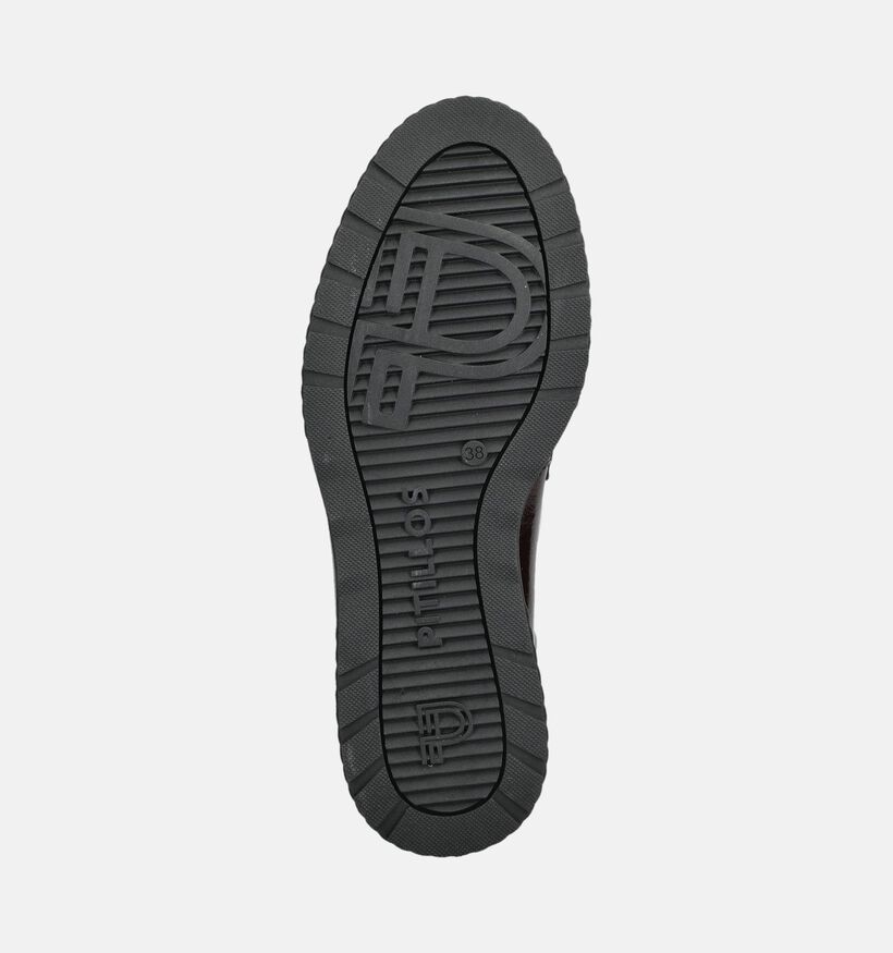Pitillos Chaussures plates en Bordeaux pour femmes (379731) - pour semelles orthop&eacute;diques