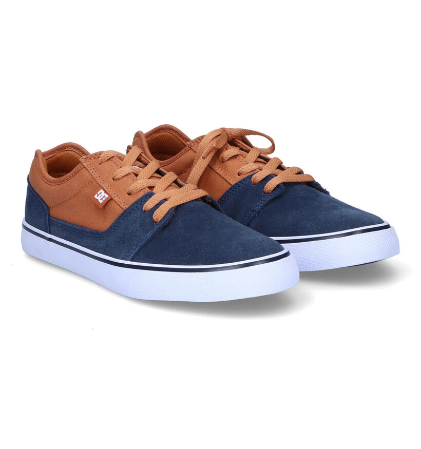 DC Shoes Tonik Baskets de skate en Bleu pour hommes (335159) - pour semelles orthopédiques