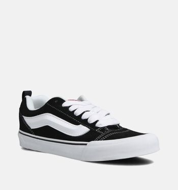 Vans Knu Skool Low Baskets Black/True White/Pop Black/ Green
