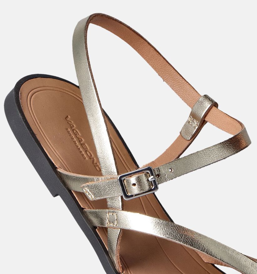 Vagabond Shoemakers Tia 2.0 Gouden Sandalen voor dames (355468)