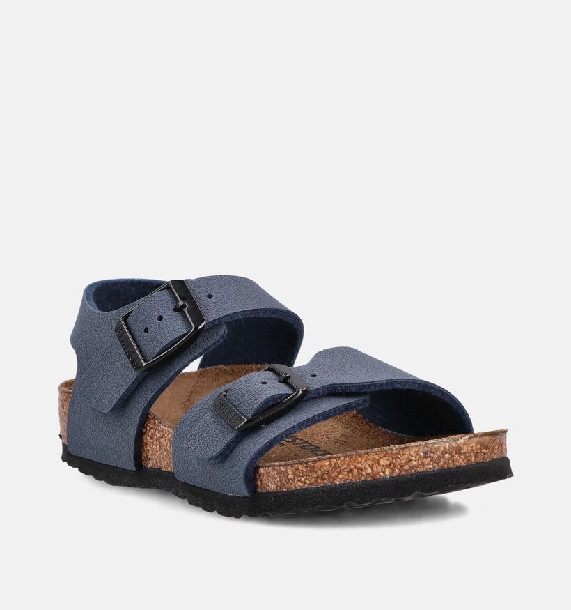 Birkenstock New York Blauwe Sandalen voor jongens, meisjes (368288)