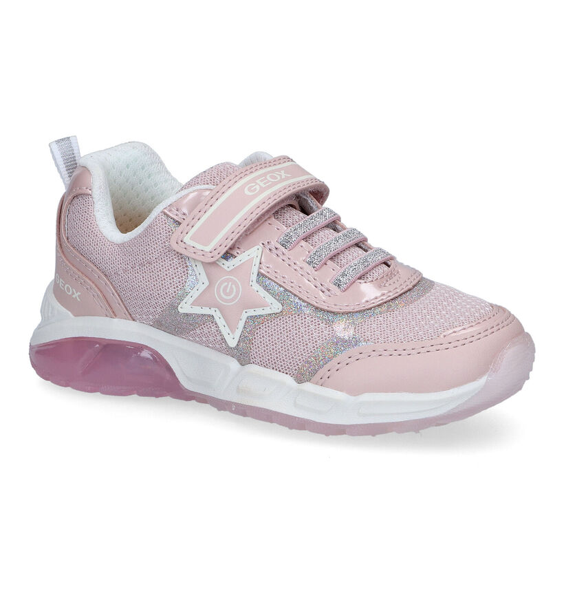 Geox Spaziale Baskets en Rose en simili cuir (311002)