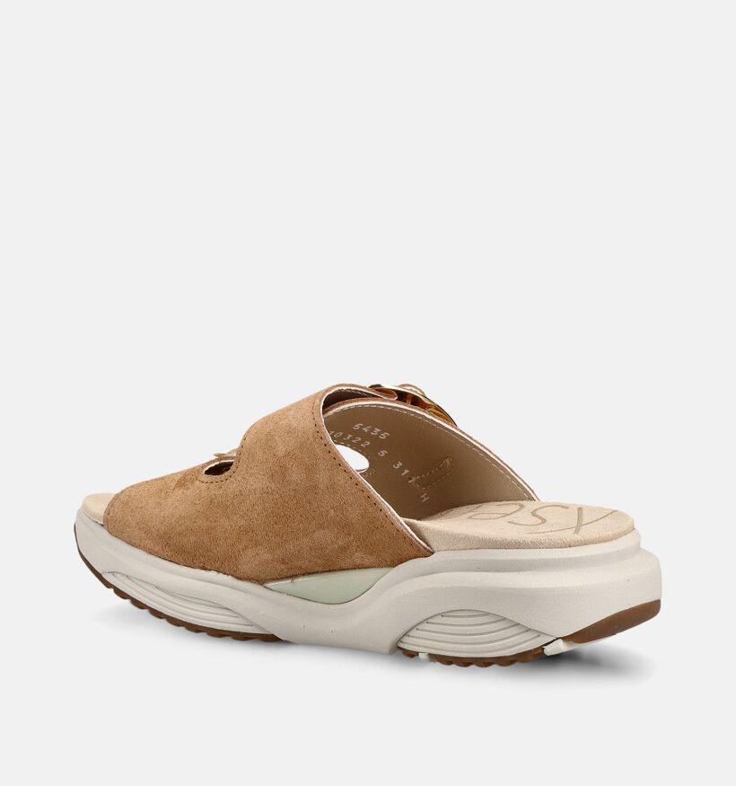 Xsensible Mykonos Nu-pieds en Marron pour femmes (373023) - pour semelles orthop&eacute;diques