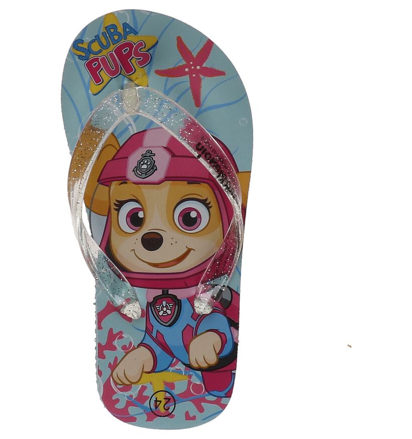 Paw Patrol Tongs en Turquoise en synthétique (245852)