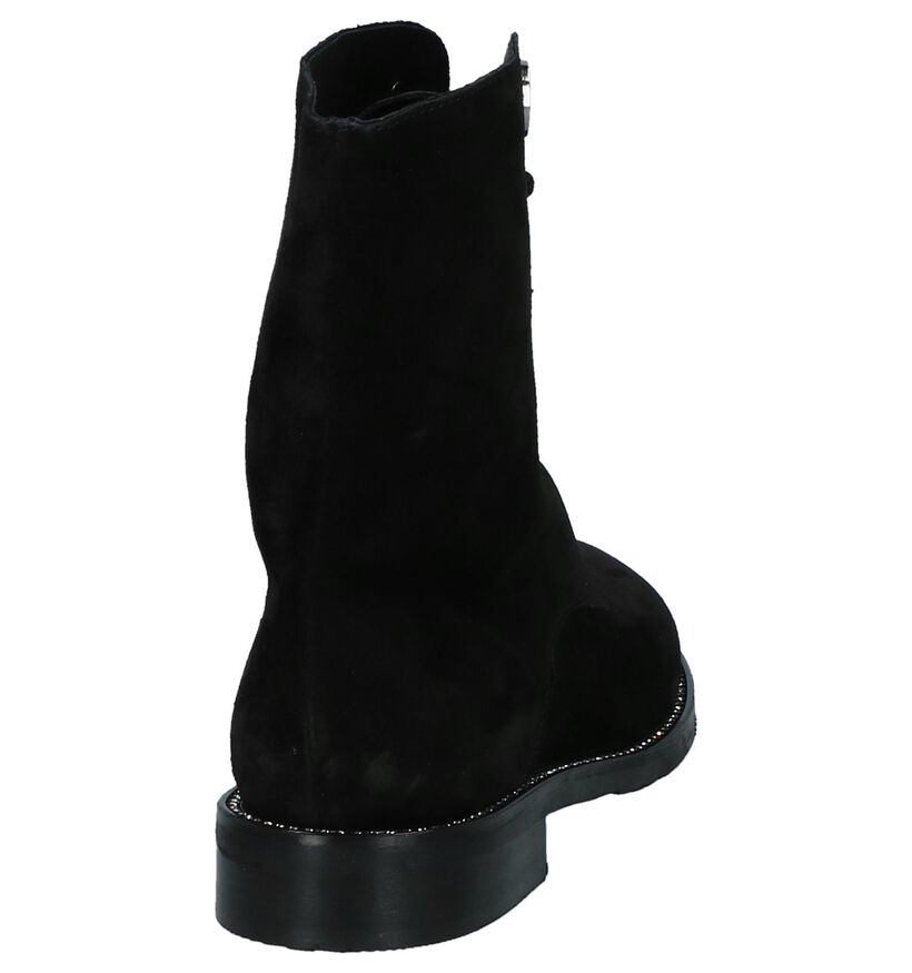Love Bottines en Noir en daim (231317)