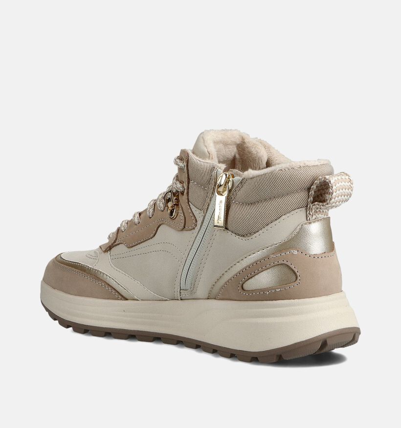Tamaris Boots à lacets en Beige pour femmes (362753) - pour semelles orthopédiques