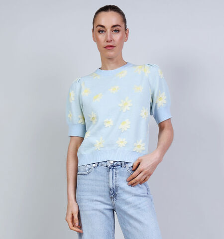 Vila Pulls Beige/Bleu/Rose