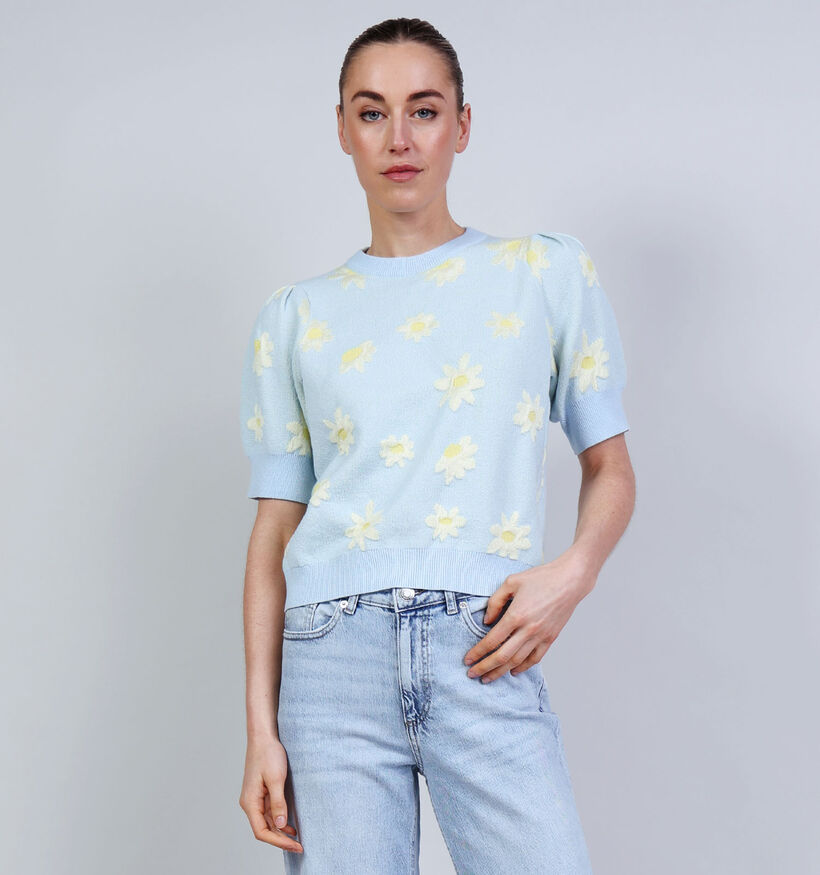 Vila Mavis Pull en Bleu pour femmes (374836)