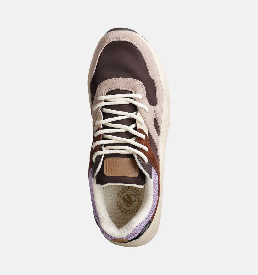 Scotch & Soda Baskets en Marron pour femmes (359424) - pour semelles orthopédiques