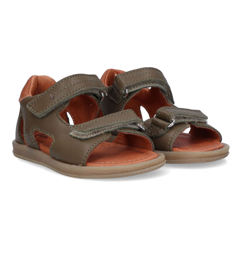 FR by Romagnoli Sandales pour bébé en Vert kaki pour garçons (324565)