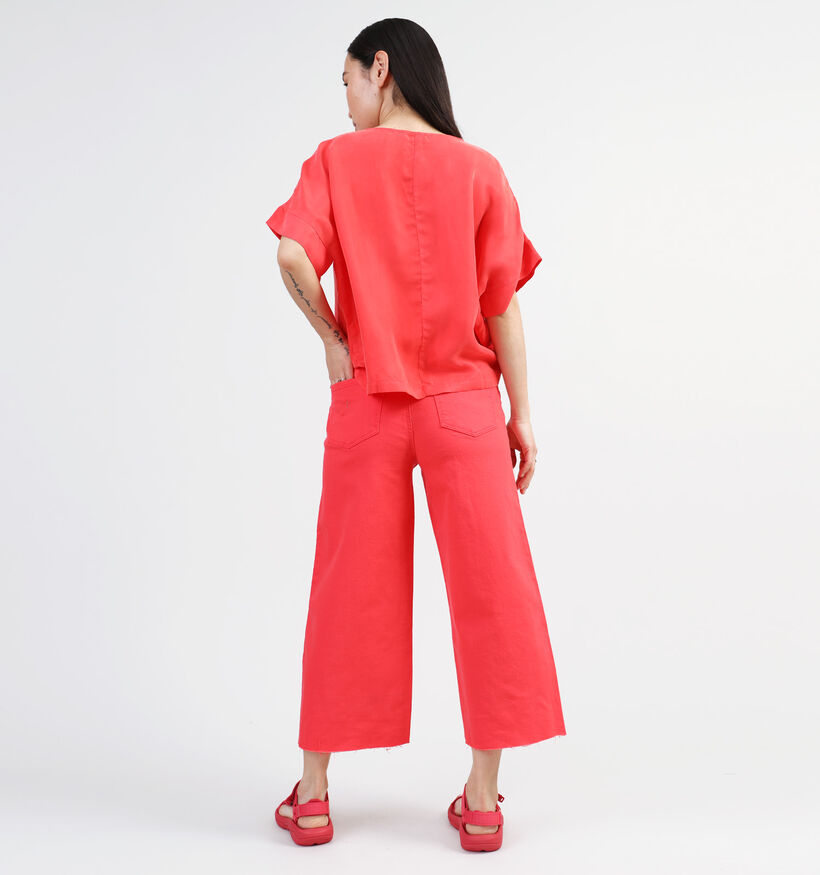 Orfeo Elias Blouse en Rouge pour femmes (345077)