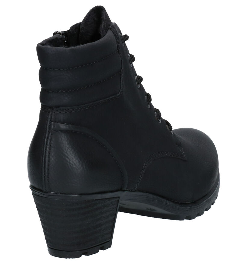 Rieker Bottines avec lacets en Noir pour femmes (328460)