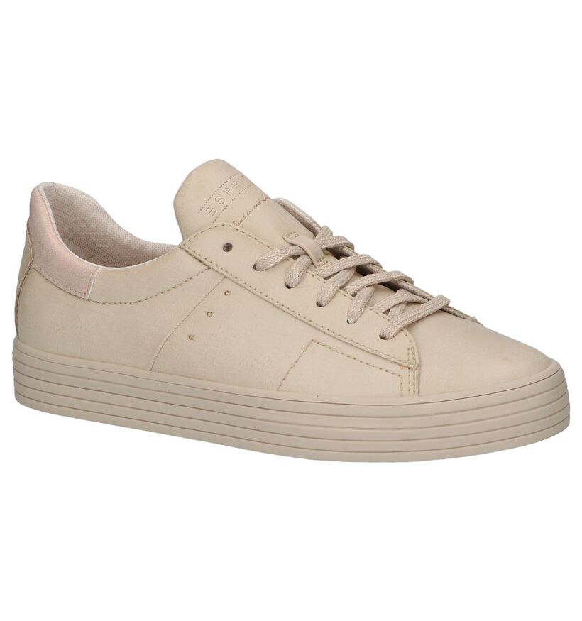 Lichtbeige Lage Geklede Sneakers Esprit Sita, , pdp