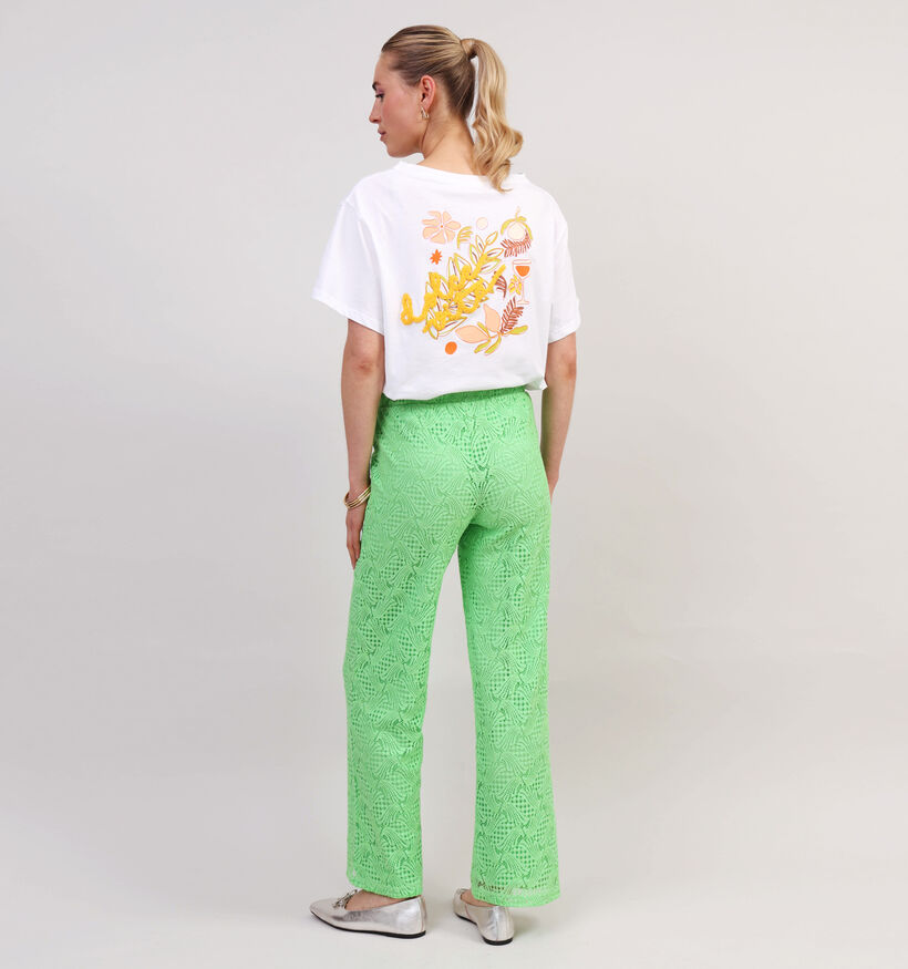 Vila Begena Groene Wijde Broek voor dames (357193)