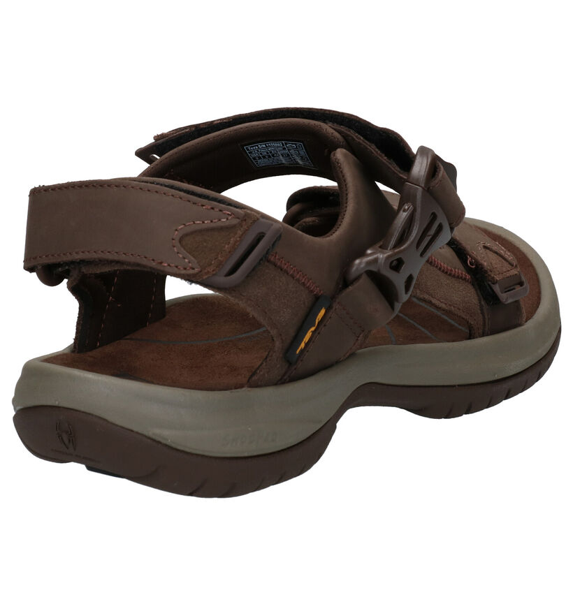 Teva Tanway Sandales en Marron en cuir (289139)