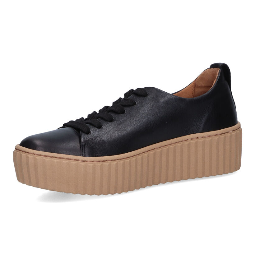 Gabor Best Fitting Beige Veterschoenen voor dames (315136) - geschikt voor steunzolen