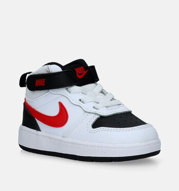Nike Court Borough Mid Babyschoenen White/ University Red-Black/Game Royal/ Black/ White