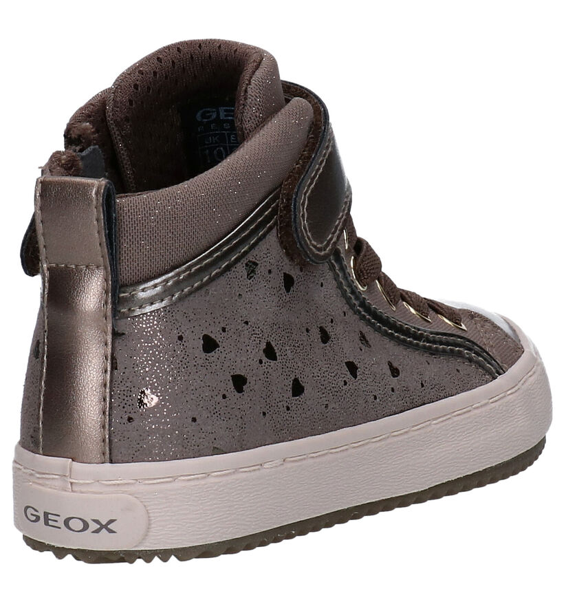 Geox Baskets montantes en Bronze en simili cuir (294104)