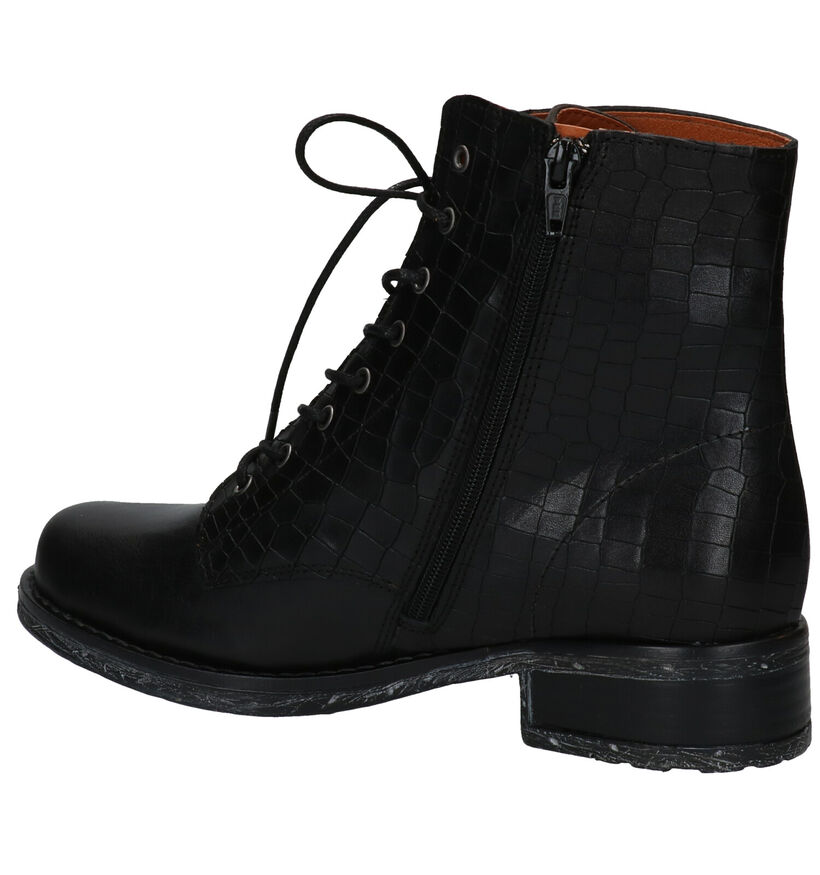 Brako Anatomics Zwarte Boots in leer (284751)