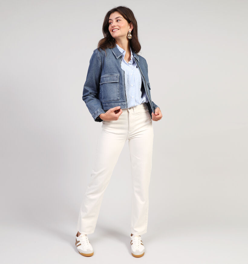 comma casual identity Veste en jeans en Bleu pour femmes (354769)