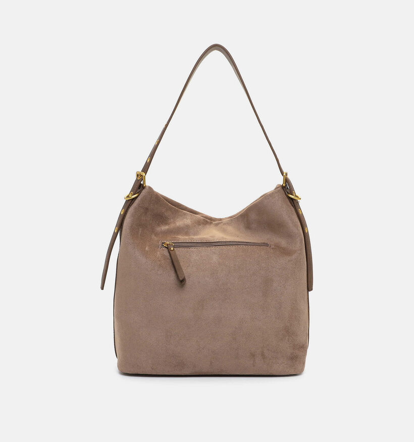Emily & Noah Laren Taupe Schoudertas voor dames (381172)